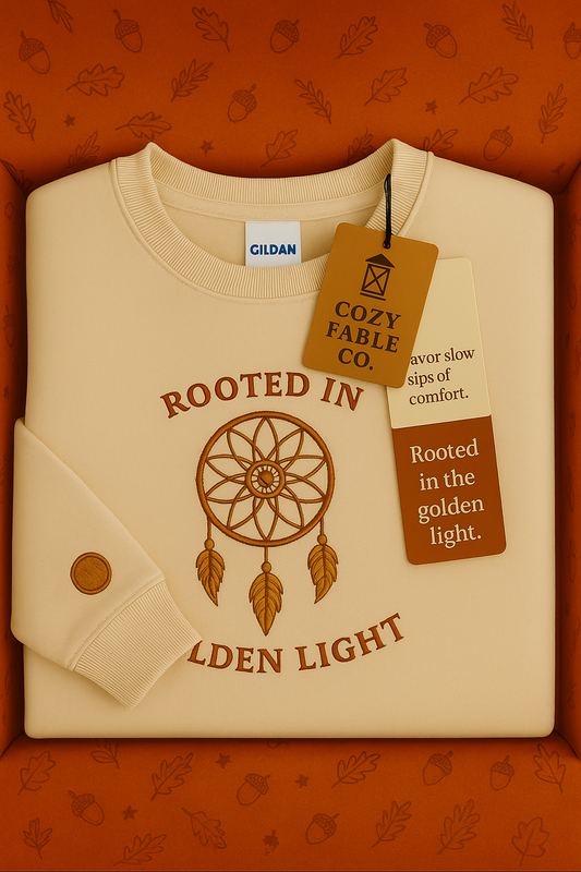 Rooted in Golden Light-Keeper of Grounding Sweatshirt